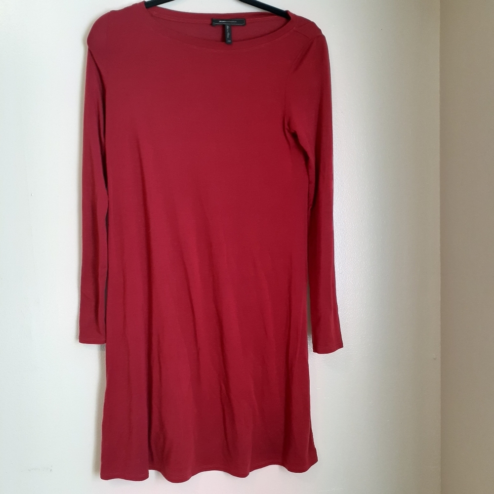 BCBGMAXAZRIA Burgandy dress